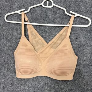 Chantelle Soft Stretch Striped Bralette  XS Beige Pullover